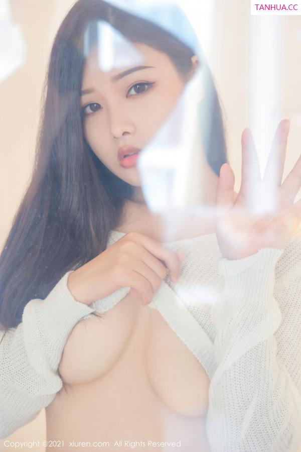 星萌  星萌我见犹怜 洁白动人毛衣第16张图片